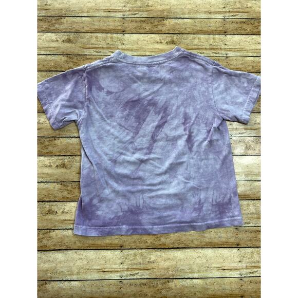 The Mountain Unicorn Castle Kids Purple Tie Dye T-shirt Small - Picture 2 of 6